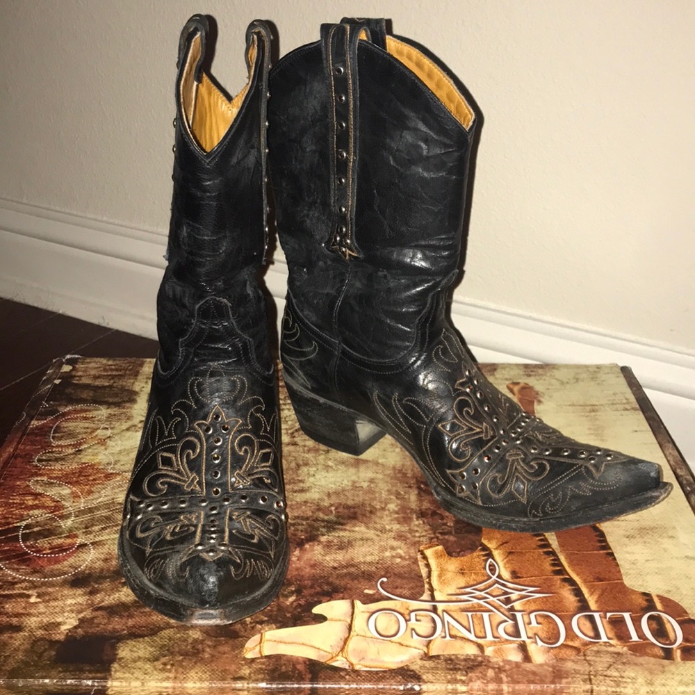 Women’s Old Gringo Milagros Cross Boots sz 7.5B